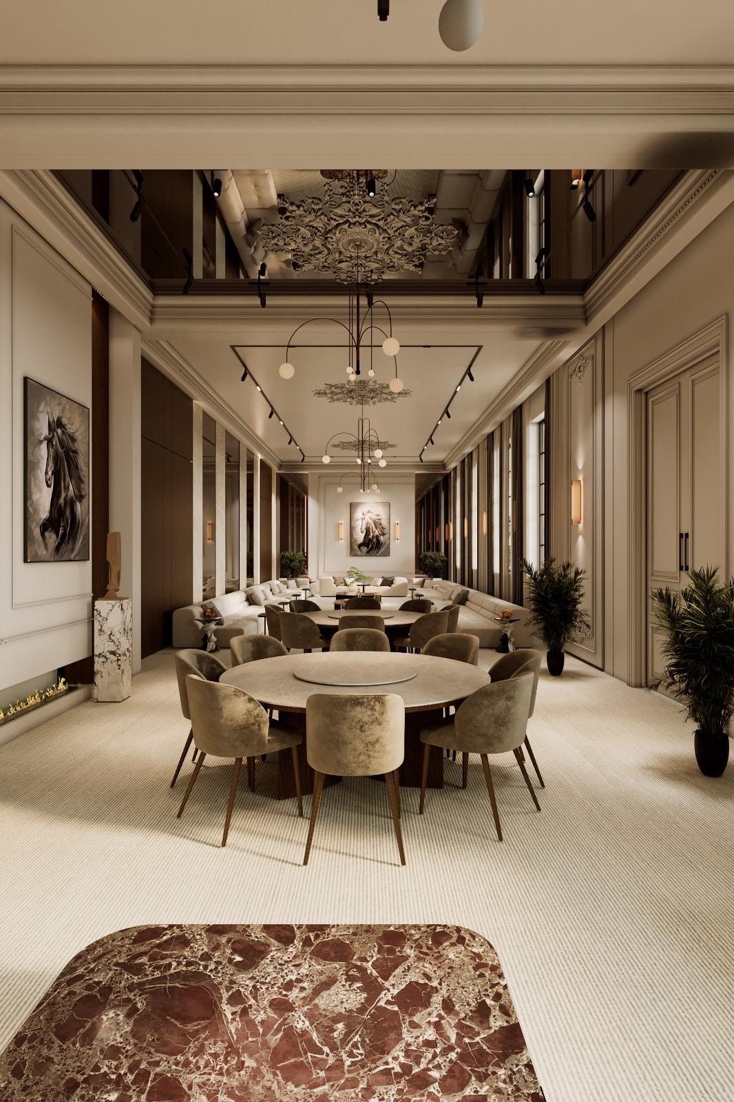 Modern villa exterior in Qatar